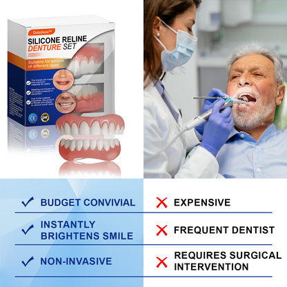 Dobshow™⏰𝕤𝕒𝕧𝕖 𝕦𝕡 𝕥𝕠 -6️⃣8️⃣%🔥Silicone Denture Repair Kit🦷