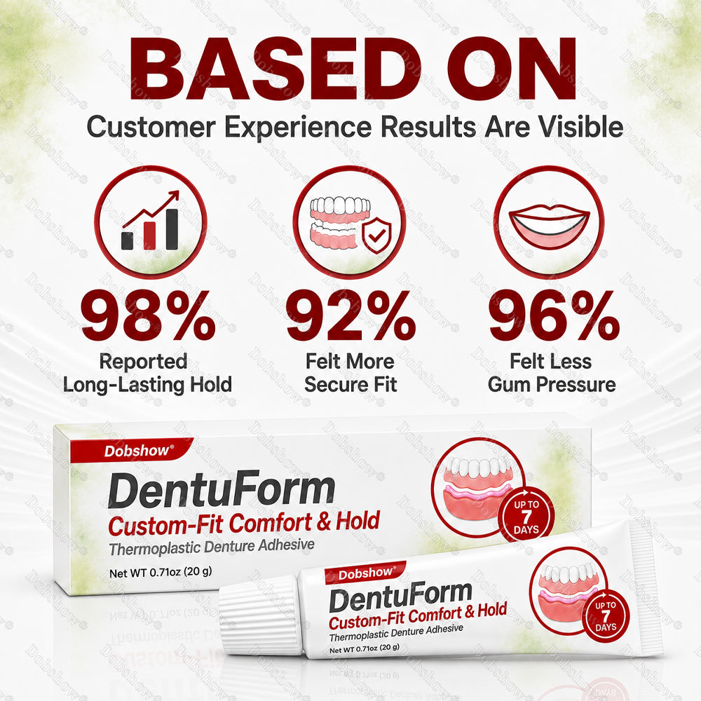 𝗗𝗼𝗯𝘀𝗵𝗼𝘄® 𝗗𝗲𝗻𝘁𝘂𝗙𝗼𝗿𝗺 𝗖𝘂𝘀𝘁𝗼𝗺-𝗙𝗶𝘁 𝗖𝗼𝗺𝗳𝗼𝗿𝘁 & 𝗛𝗼𝗹𝗱