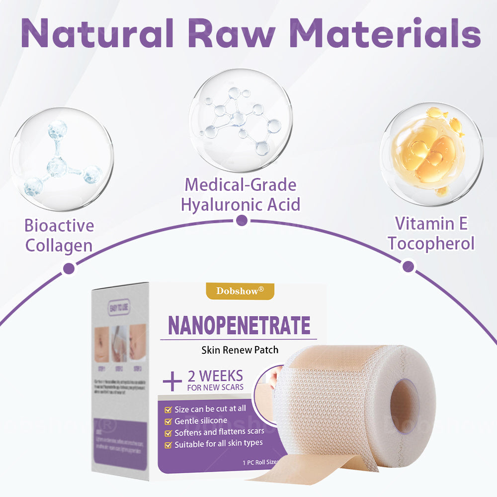 ✅𝗢𝗳𝗳𝗶𝗰𝗶𝗮𝗹 𝗦𝘁𝗼𝗿𝗲 |  𝗗𝗼𝗯𝘀𝗵𝗼𝘄® 𝗡𝗮𝗻𝗼𝗣𝗲𝗻𝗲𝘁𝗿𝗮𝘁𝗲 𝗦𝗸𝗶𝗻 𝗥𝗲𝗻𝗲𝘄 𝗣𝗮𝘁𝗰𝗵 ✴️ Effective for all types of scars, stretch marks, blemishes, keloids, keratosis, acne, burns, warts, skin growths, and varicose veins.