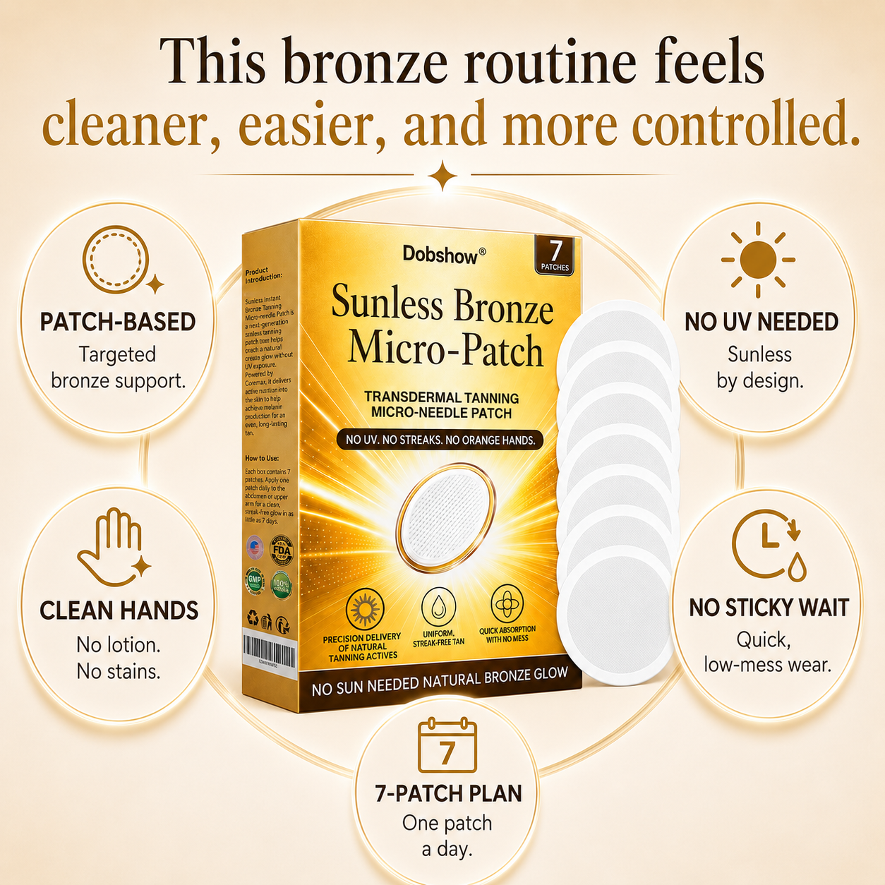 Dobshow® Sunless Bronze Micro-Patch
