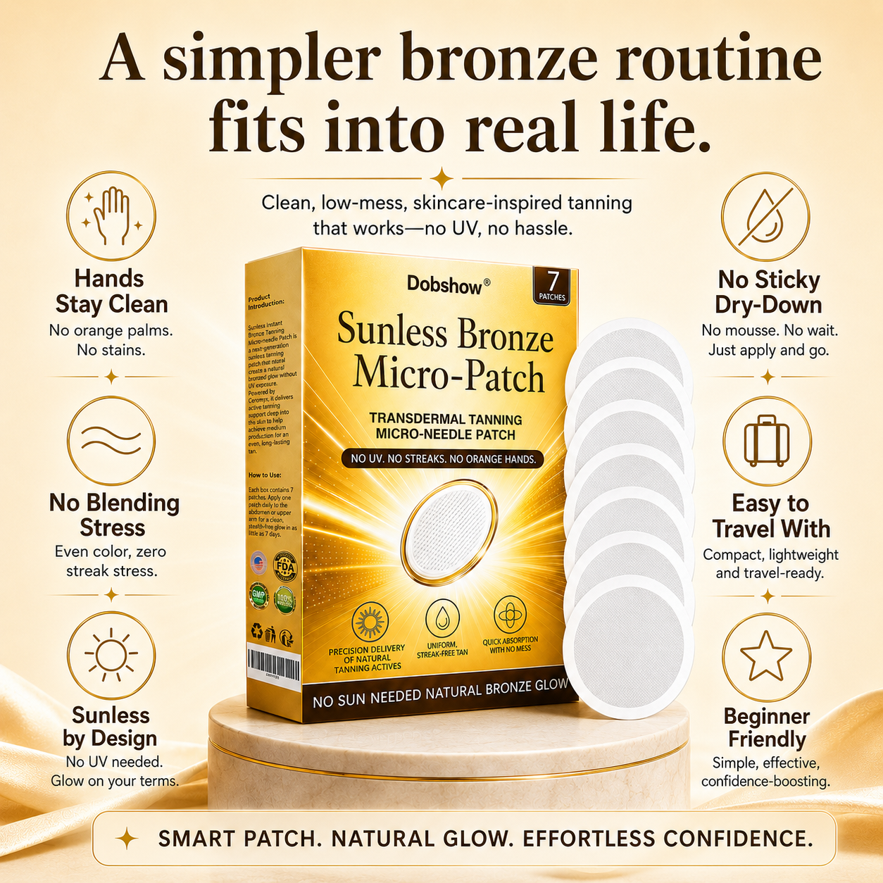 Dobshow® Sunless Bronze Micro-Patch