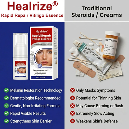 Healrize® Rapid Repair Vitiligo Essence — Visible Results in Weeks, 100% Natural & Steroid-Free